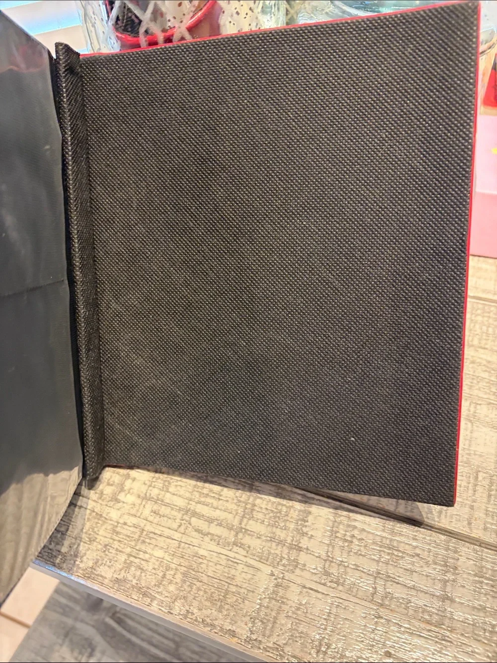 ELSA Red Photo Album with White Heart Accents